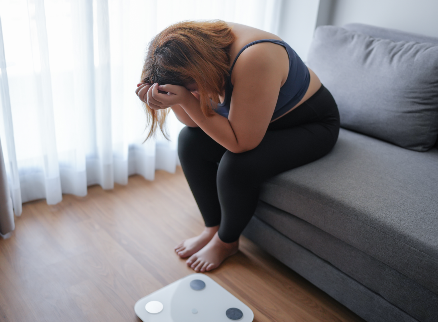 women sad about diet culture and values